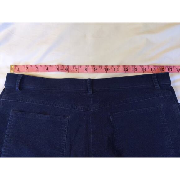 ORVIS Women's Sz 12 Blue Corduroy Pants Boot Cut Mid Rise - Picture 7 of 8